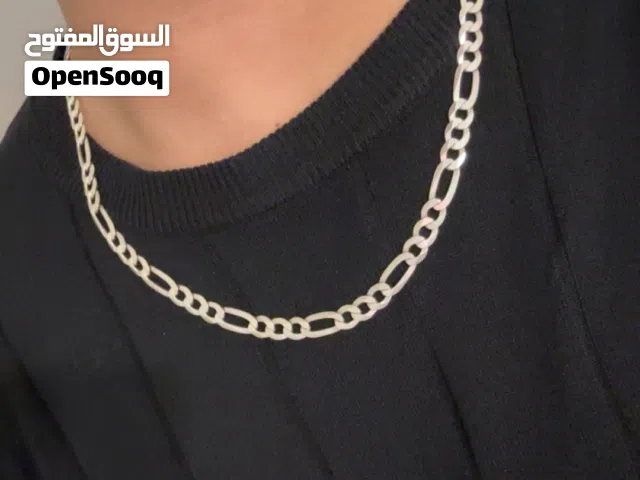 سنسال رجالي فضة وزن 34 غرام