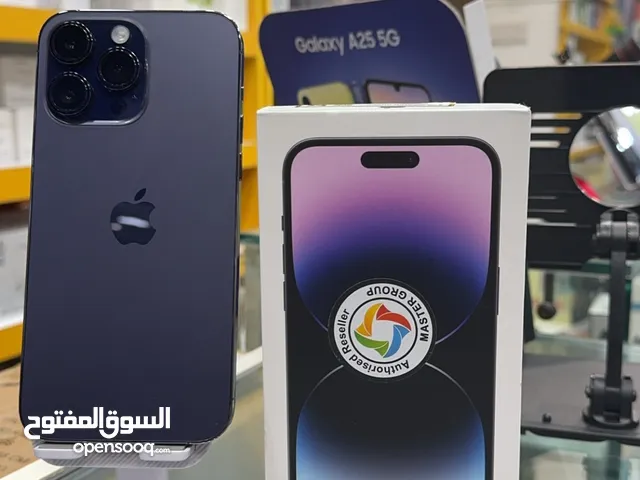 ايفون 14 برو ماكس 256 ماستر بعده بضمان