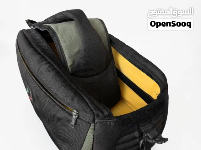 Used SAFTY PROFISSIONAL  .. camera bag with yellow interior