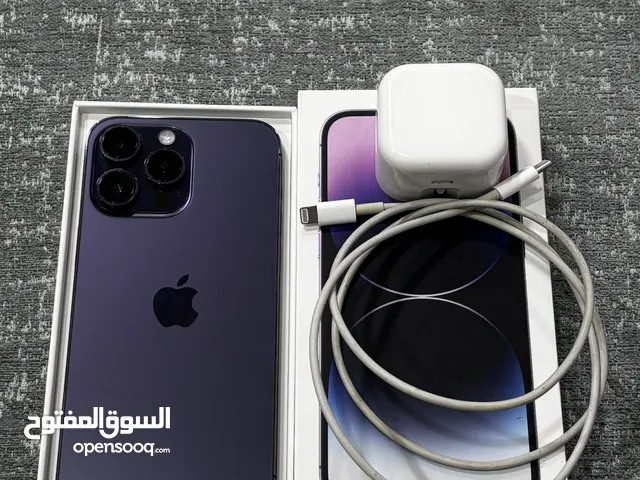 For Sale: iPhone 14 Pro Max – 1TB – Deep Purple للبيع iPhone 14 Pro Max - سعة 1 تيرا - بنفسجي فلكي