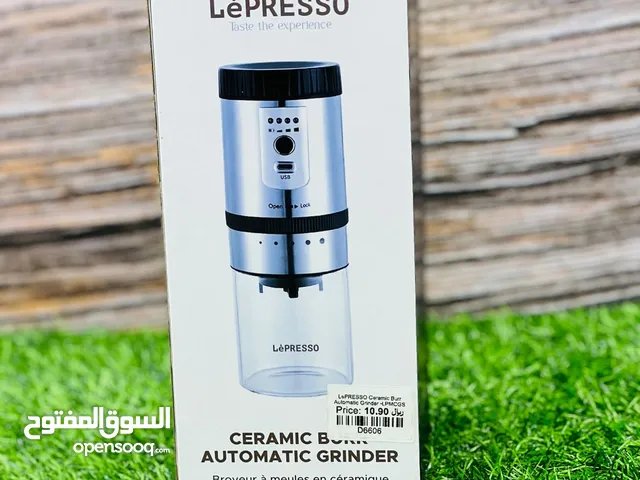 Lepresso Ceramic Burr Automatic Grinder 250ml storage Gup Type-C Charging