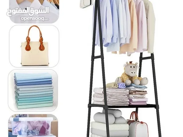 ستاند ملابس مع 2 رفوف