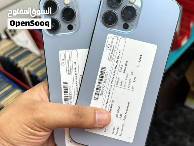 ايفون 13 برو 256 جيبي شبه جديد  نسبة البطارية 90% للبيع بسعر العرض