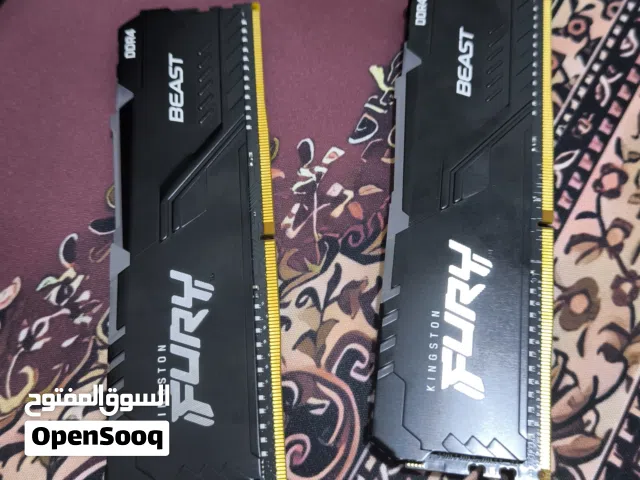 رام  Kingston fury 2×8 RGB ddr4