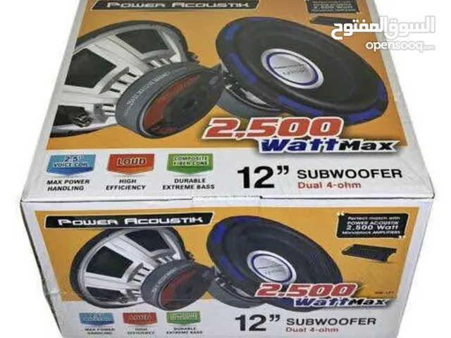 Power Acoustik Exclusive GW-124 12-inch Subwoofer 2500W Max Gothic Series