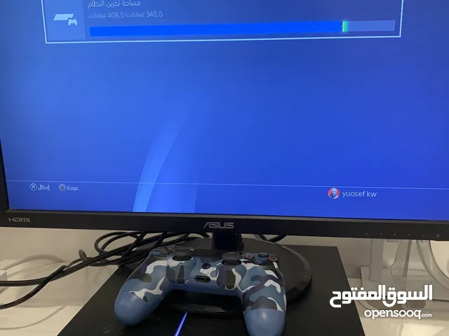 بليستيشن 4 + شاشه asus