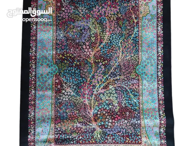 سجاد حرير تعليق إيراني-الوان طبيعية-حجم 90×60 سم جديد