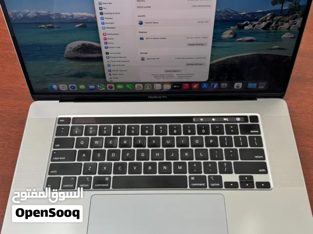 MacBook Pro 2019 – 16inch i7  16GB  512GB SSD