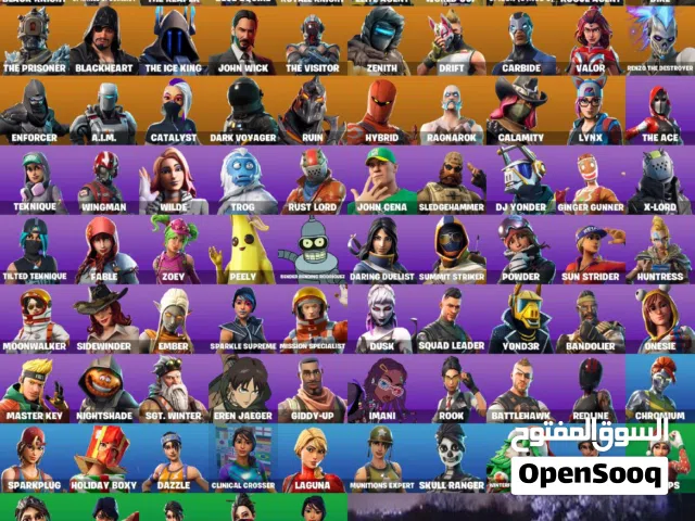 Fortnite account Black knight + The reaper 85 skins