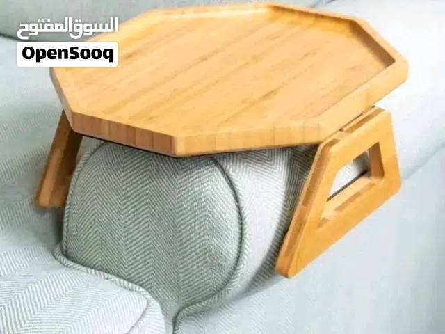 طاولة كنب خشب بامبو