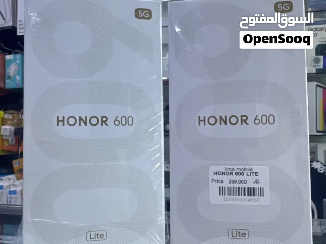 Honor 600 lite 5G. 256 GB RAM 8 هونر 600 لايت يدعم 5G مساحة 256 جيجا و 8جيجارام متوفر بالفرعين