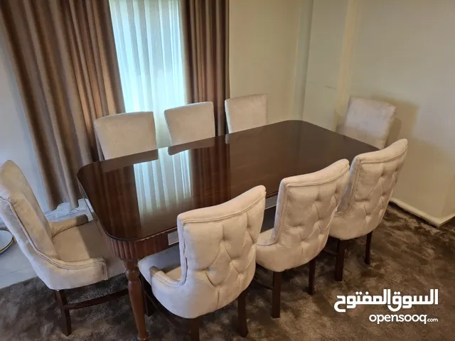 طاولة سفرة 8 كراسي جديده