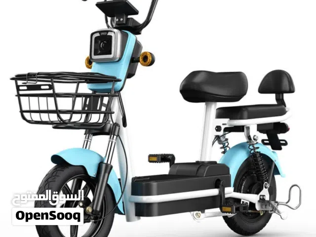 دراجة كهربائي 2024( موطو كهربائي ) عدد 2 مفتاح للتشغيل  2 لارم للحمايه وتشغيل عن بعد  قوة المحرك 500