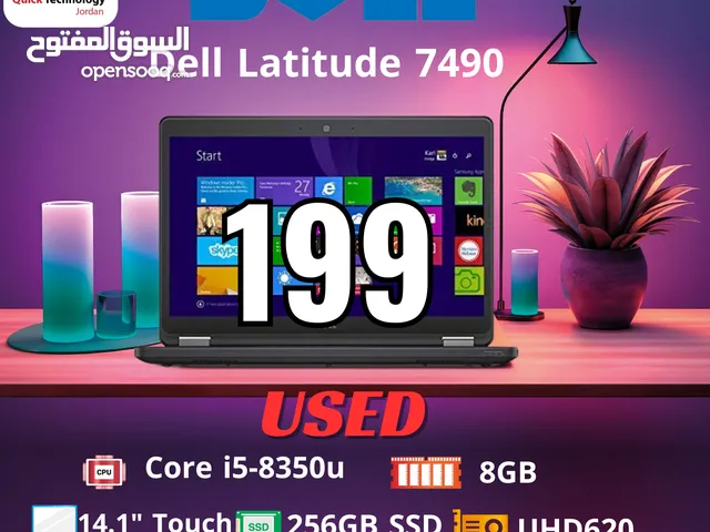 Dell Latitude 7490   Ci5-8  لابتوب مستعمل بحالة الوكالة