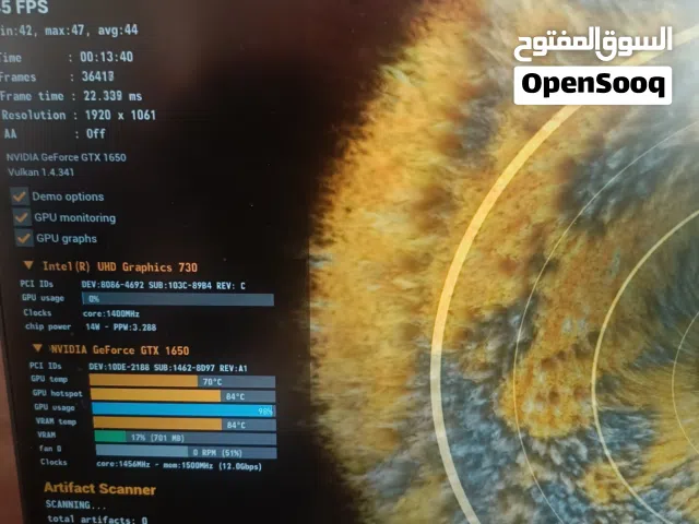 جهاز gaming للالعاب 1650GTX /i3 12100