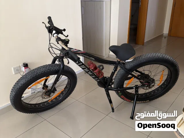 دراجة جبلية للرجال من فات تاير، 26 انش 7 سرعات فرامل قرصية مزدوجة، دراجة شاطئ ثلجية