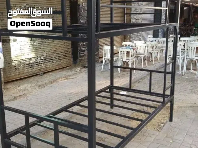 سرير حديد بدورين بملل والسلم والحاجز Furniture oh
