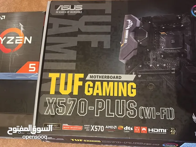 لوحه افضل نوع AM4+ معالج Ryzen 5 5600X + رام كمبو AMD جاهز