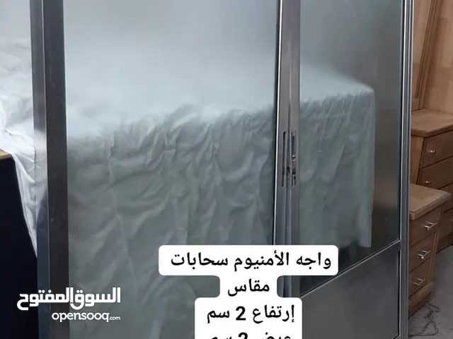 واجه الأمنيوم سحابات مقاس زجاج مبزر إرتفاع 2 سم عرض 2 سم شبة جديد الباب