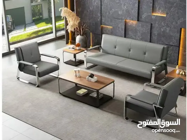 جلسه مكتبيه جلد خمسه أشخاص جلسة مكتب طقم جلوس مكتبي صوفا سوفا sofa office setting sofa sofas setting