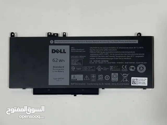Dell Battery 7.6V 62Wh 6MT4T COMPATIBLE WITH E5470 E5570 Precision 3510 Series 7V69Y TXF9M 79VRK