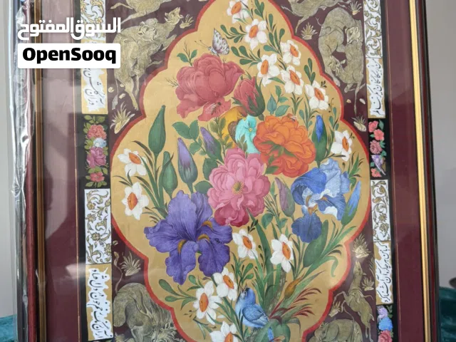 لوحة فن المينيآتور المرسومة يدوياً