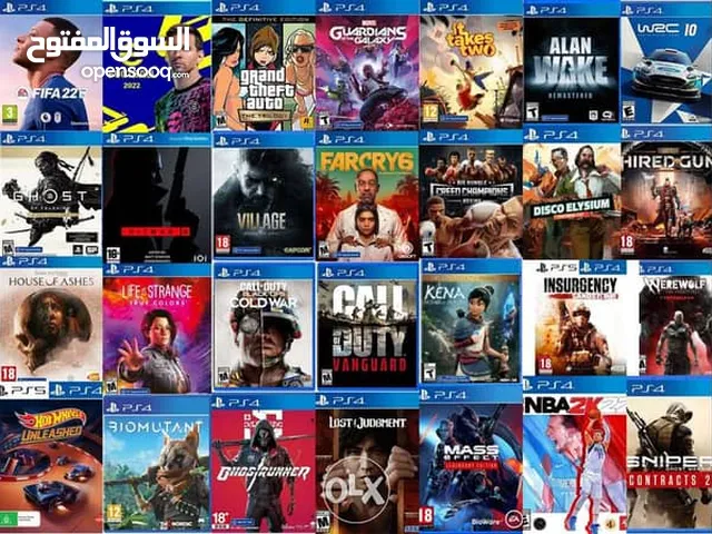 نسخ العاب ps4 المهكر اي لعبة ب500ريال وعند طلب 10 العاب تحسب ب400ريال