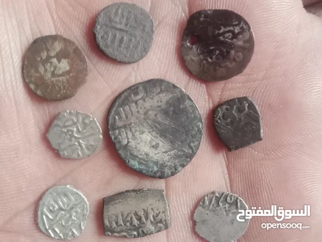 مجموعه عملات فضه اسلاميه من عصور مختلفه من مجموعتي للبيع