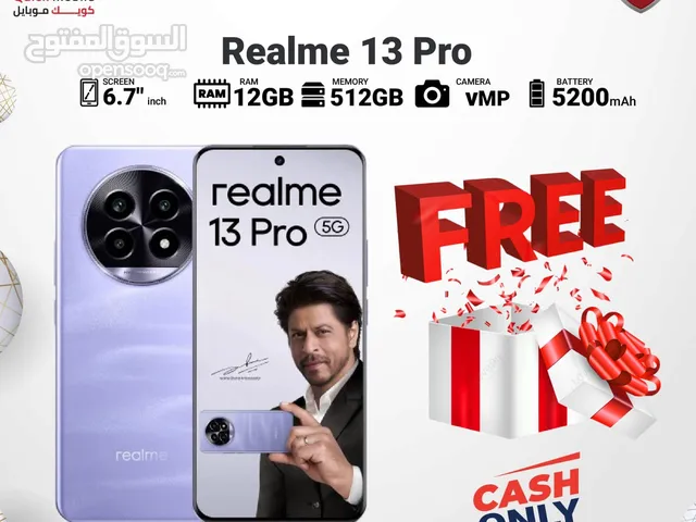 REALME 13 PRO ( 512GB ) / RAM 12 NEW /// ريلمي 13 برو ذاكرة 512 رام 12 الجديد