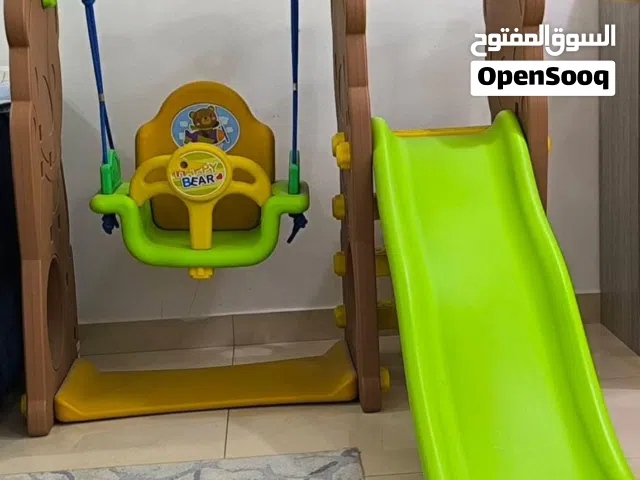 مرجيحة (دريفة) مع زحليقة للأطفال