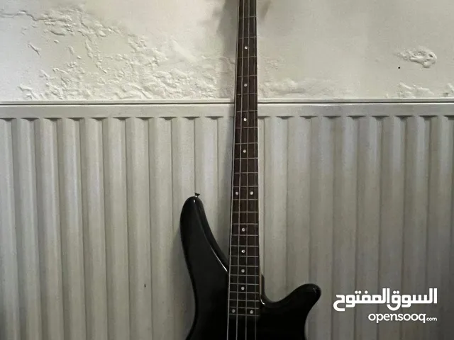 Black bass guitar