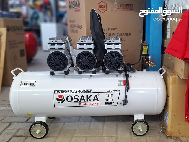 Osaka Professional Air Compressor 3HP – 100L (Silent & Oil-Free)
