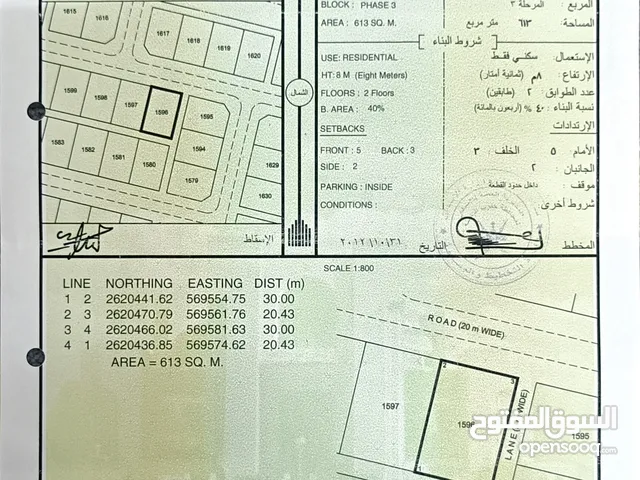 Residential Land for Sale in Al Batinah Al Masnaah
