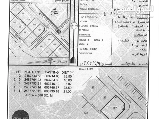 Residential Land for Sale in Al Sharqiya Sinaw