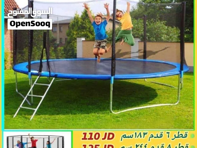 نطاطة ترامبولين مقاس 1.80 متر بتوسع 4 أطفال