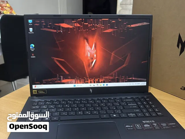 للبيع لاب توب ايسر v15 نيترو قيمنق الجهاز جديد بمعنى الكلمه لم يستخدم تم تجربته فقط ولم يناسبني نظام