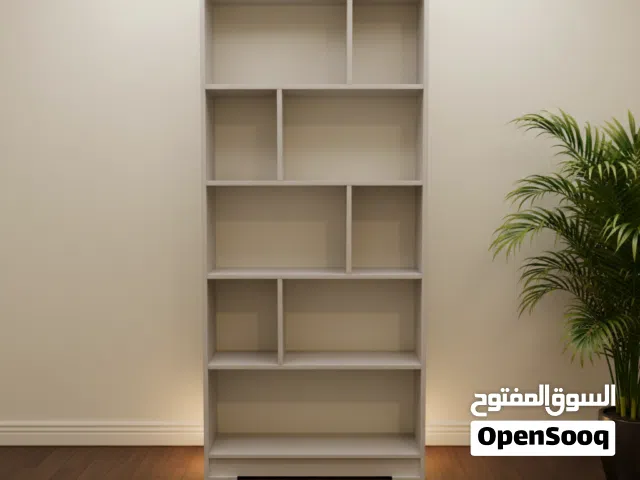 مكتبة كتب خشبية بتصميم عصري وأنيق باسعار التصفية الشاملة