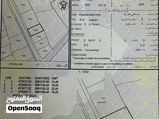 بيع ارض ف صحار
