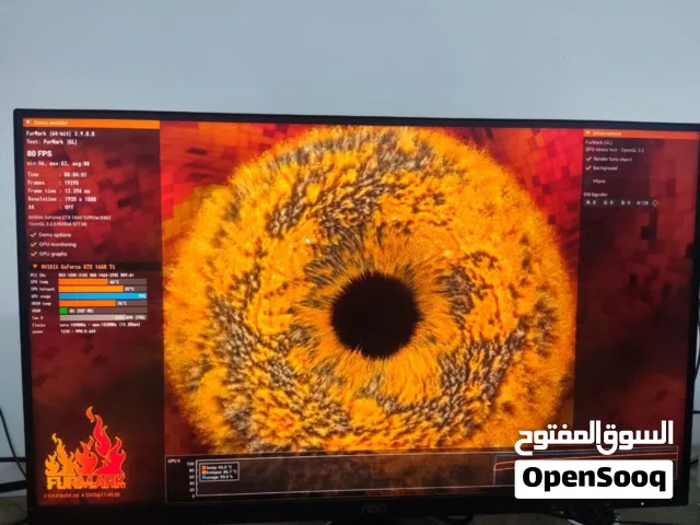 للبيع PC كيمينغ كامل + شاشة 24” 144Hz