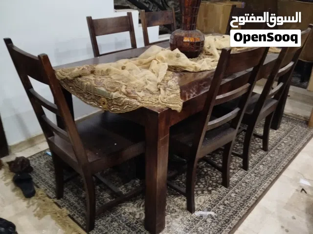 طاولة سفرة خشب مانجو