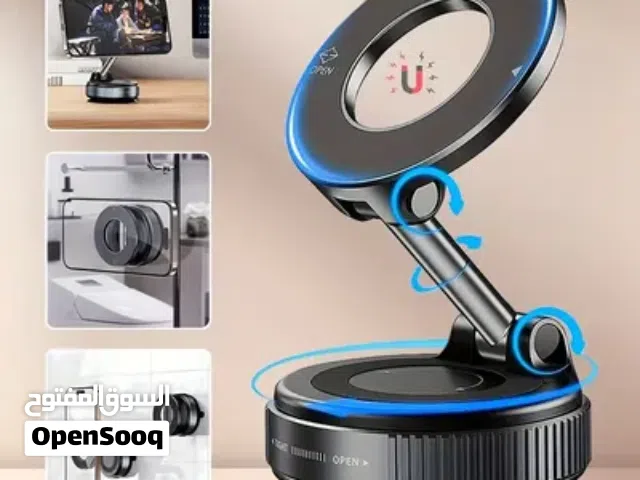 CarMag Elite - حامل هاتف مغناطيسي درجة 360 بتقنية الشفط القوي مع تحرك