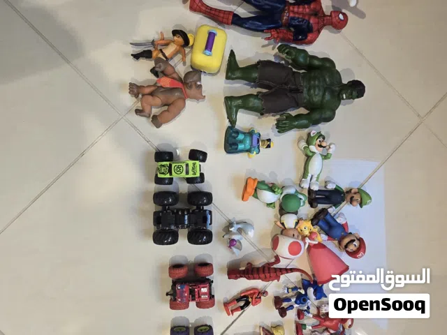 شروة ألعاب أطفال مميزة جداً بحالة الوكالة (ماريو عملاق وأبطال مارفل) - بداعي السفر