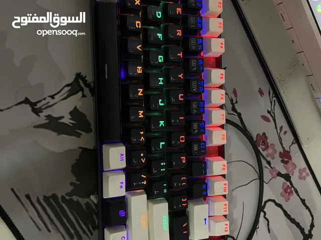 كيبورد جمينج redragone k552 مستعمل بحاله الجديد استخدام 7 شهور الكيبورد مفيهوش اي مشكله