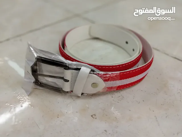 حزام قماش وجلد