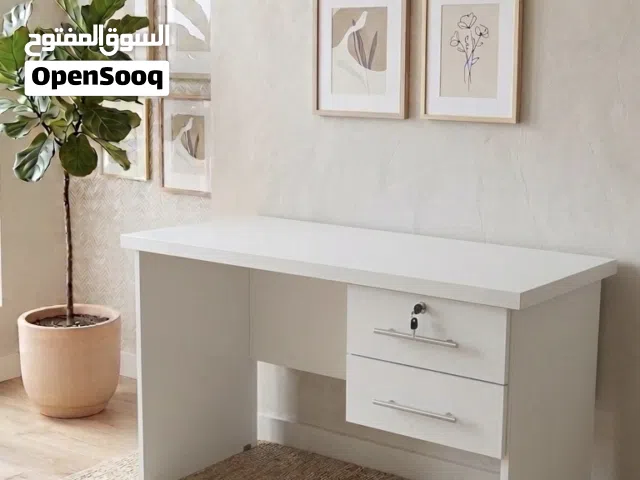 مكتب منزلي - مكتب قياس 120*60 سم - مع درجين وقفل - مكاتب دراسيه - متوفر الوان - عرض لفتره محدوده.