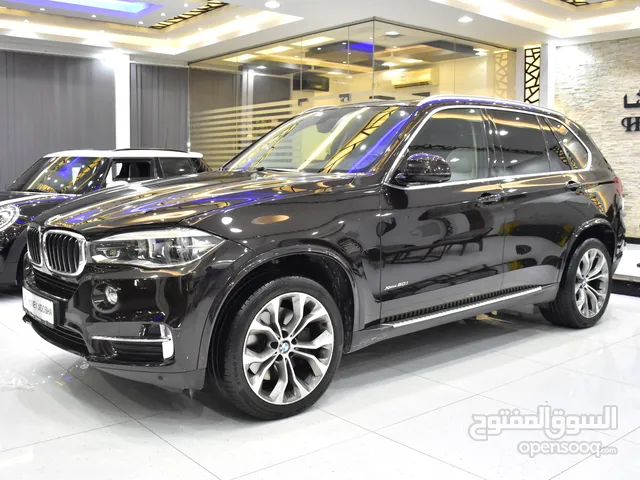 BMW X5 xDrive50i ( 2014 Model ) in Brown Color GCC Specs