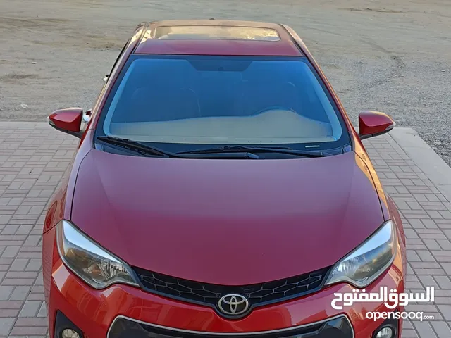 Toyota Corolla S 2015 Red Car