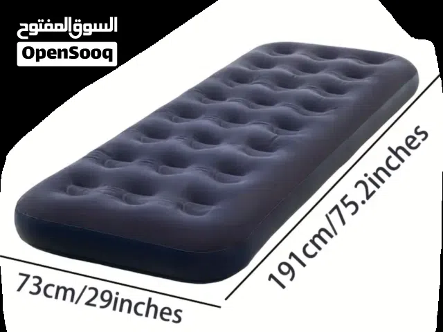 مرتبة/فرشة النفخ الفاخرة اللي الكل يدور عليها (191 × 73 × 22 سم) – حجم فردي مثالي