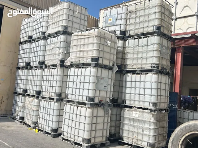 تنكر ibc 1000لتر مستعمل مثل الجديد للبيع IBC tank 1000 liters used like new for sale