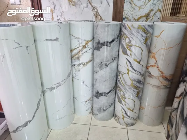 رول بديل رخام مقاوم للرطوبة والحرارة قياس 280متر ب120سم